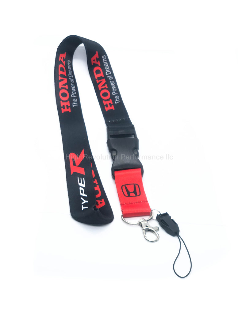 Porte clé tout de cou Honda (Honda Type-R Keychain lanyard ) à bas