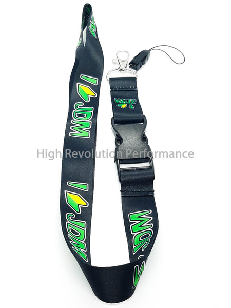 I LOVE JDM Lanyard Keychain