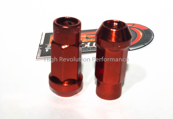 JDM SR48 Muteki Lug Nuts Red