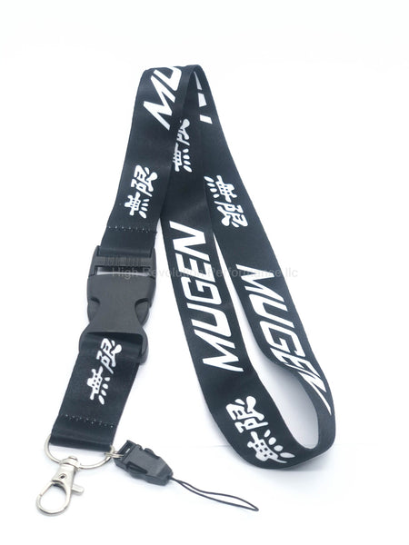 Mugen Lanyard Keychain Black/White