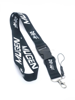 Mugen Lanyard Keychain Black/White