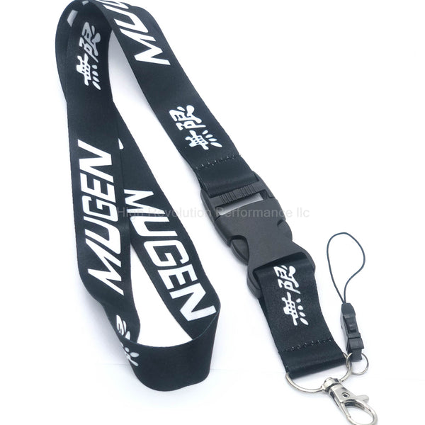 Mugen Lanyard Keychain Black/White