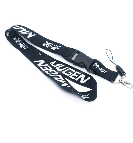 Mugen Lanyard Keychain Black/White