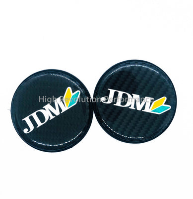 JDM Carbon Fiber Style Car Cup Holder Pad